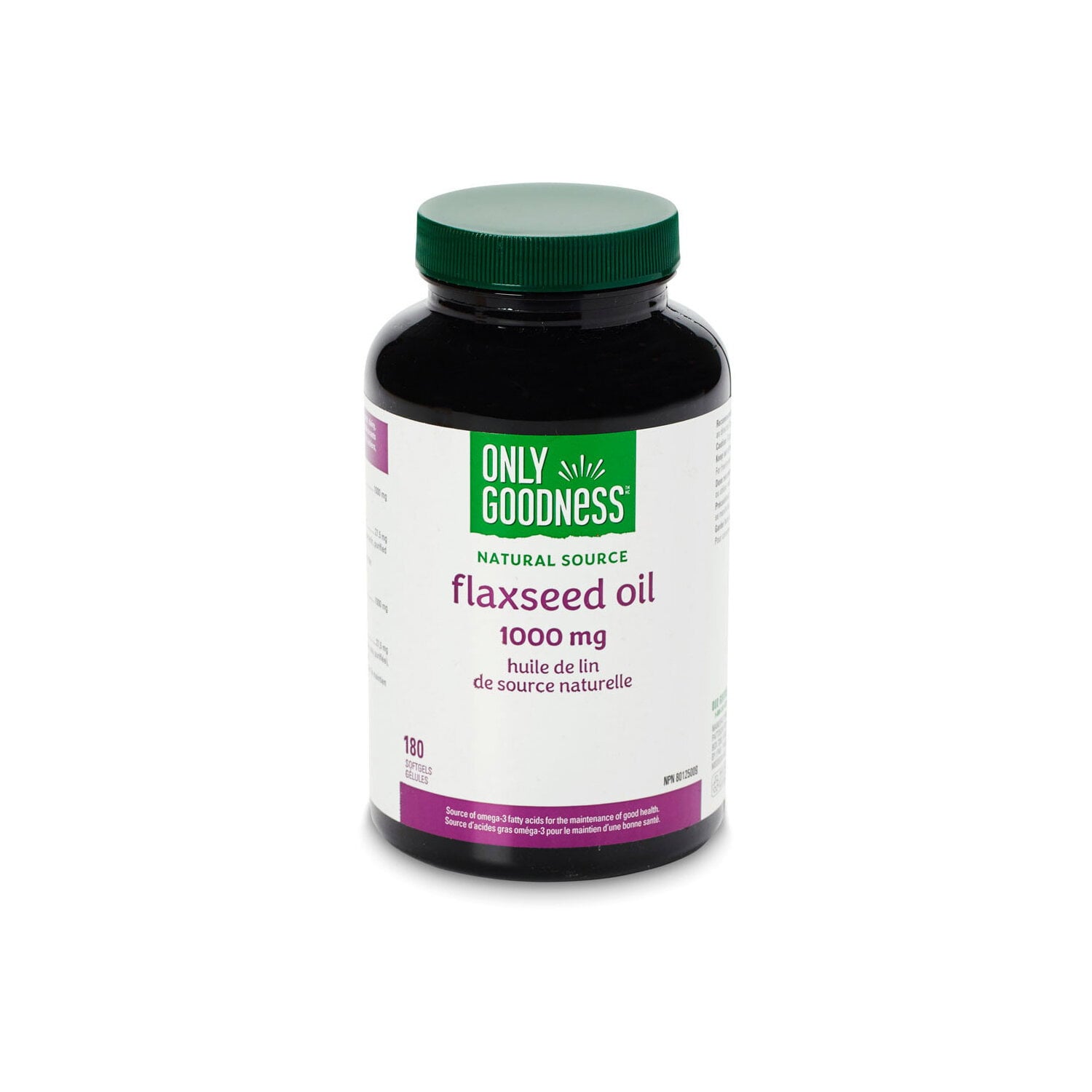 Only Goodness Flaxseed Oil 1000 mg 180 Pack