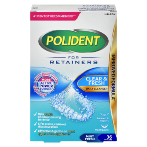 Polident For Retainers 36 Tablets