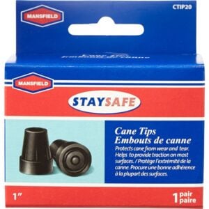 Mansfield Cane Tip Rub 1" Ctip20 1 Pair