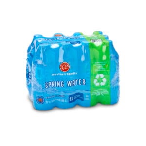 Western Family Spring Water 12 Pack 500 mL