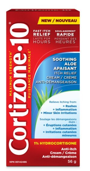 Cortizone-10 Maximum Strength Soothing Aloe Cream 56 g