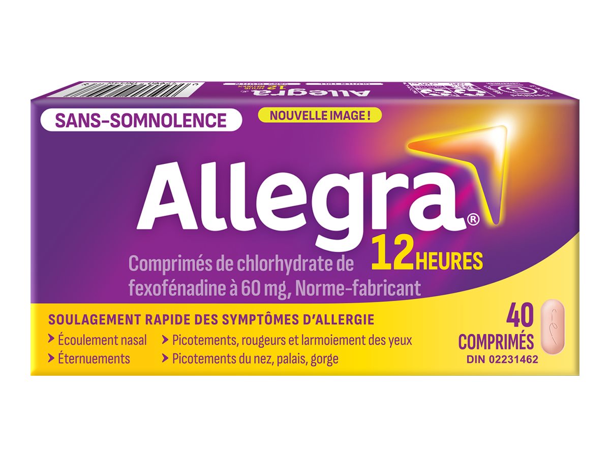 Allegra 12 Hour 60 mg 40 Tablets - Image 2