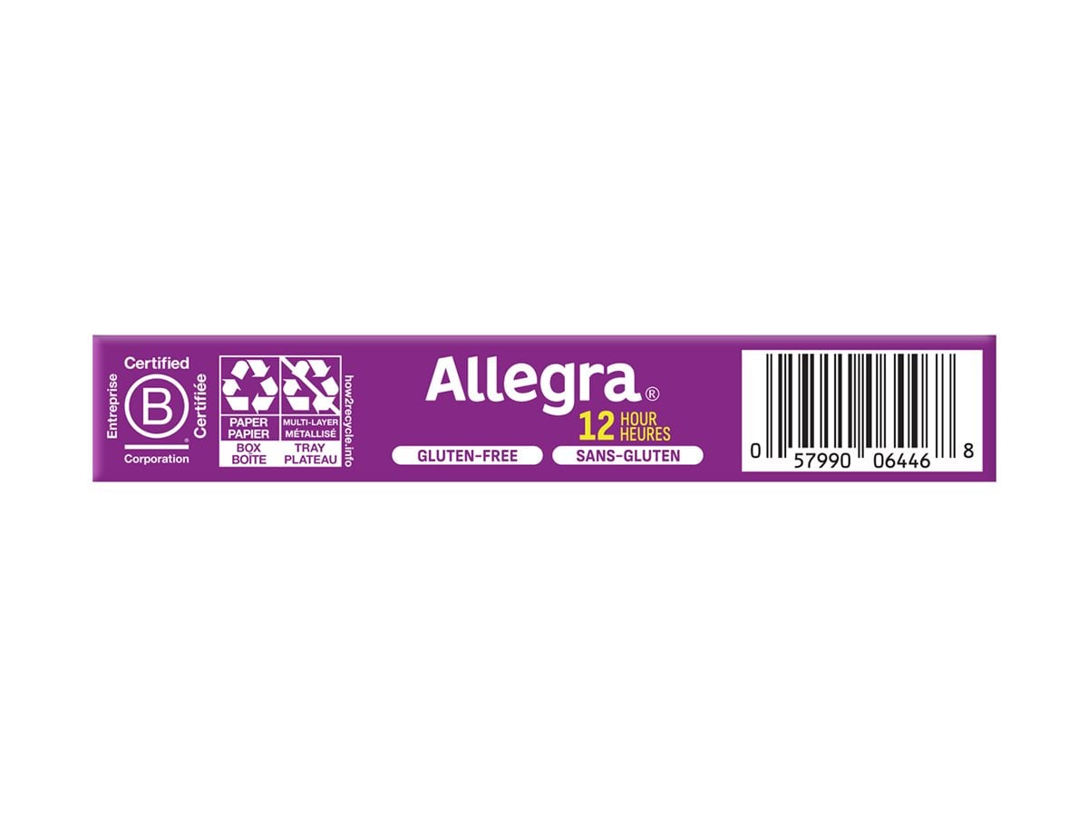 Allegra 12 Hour 60 mg 40 Tablets - Image 3