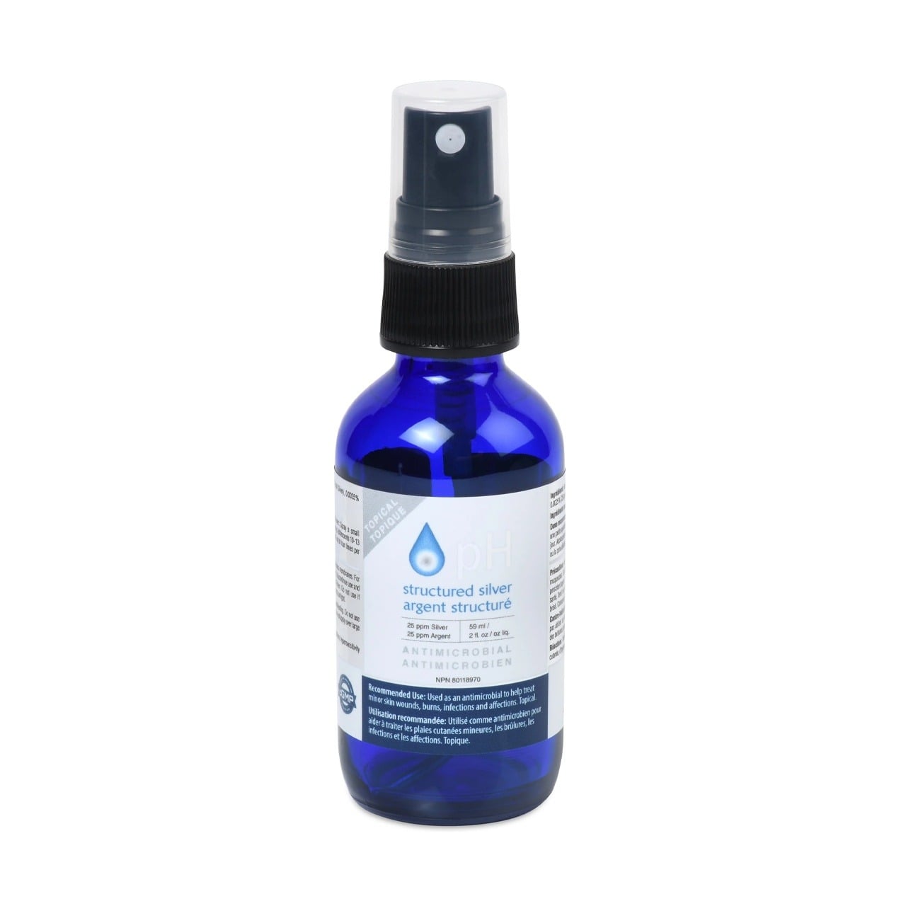 pH Structured Silver Topical Spray 59 mL