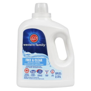 Western Family Liquid Detergent Free & Clear 2.72 L