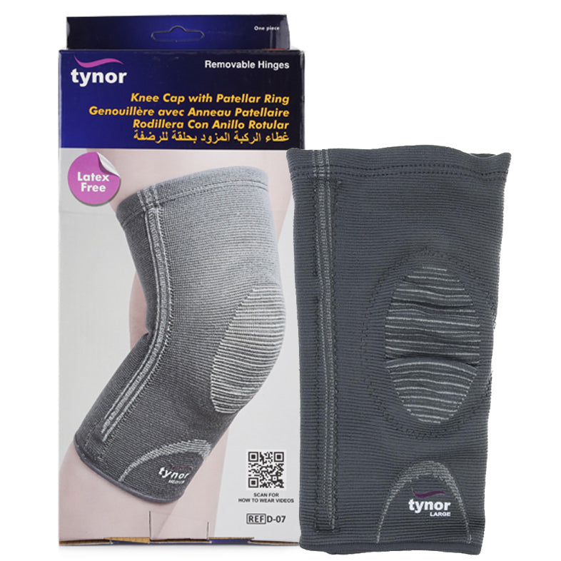 Tynor Knee Sleeve with Patellar Ring XL D07 - Image 2
