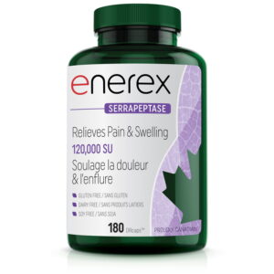 Enerex Serrapeptase 120,000U 180 Capsules
