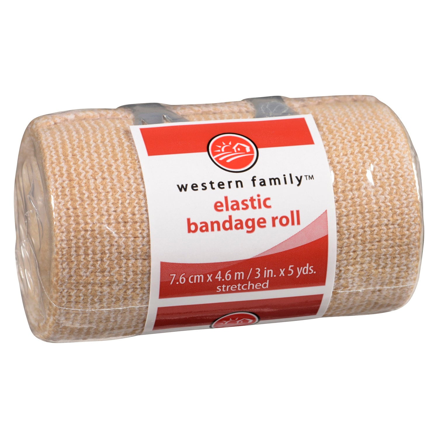 Western Family Elastic Bandage Roll 3-in-1
