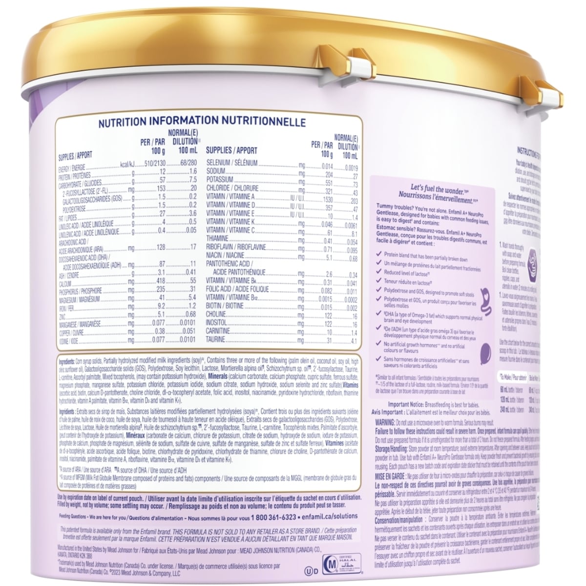 Enfamil A+ Neuropro Ge Powder Tub 553 g - Image 2