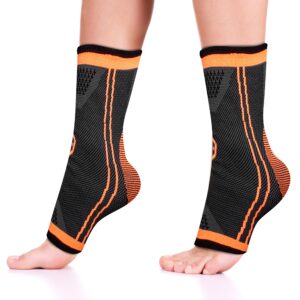 Springbok Ankle Brace Compression Sleeve Small 1 Pair