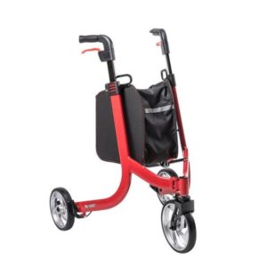 Drive Nitro 3 Wheel Rollator Red