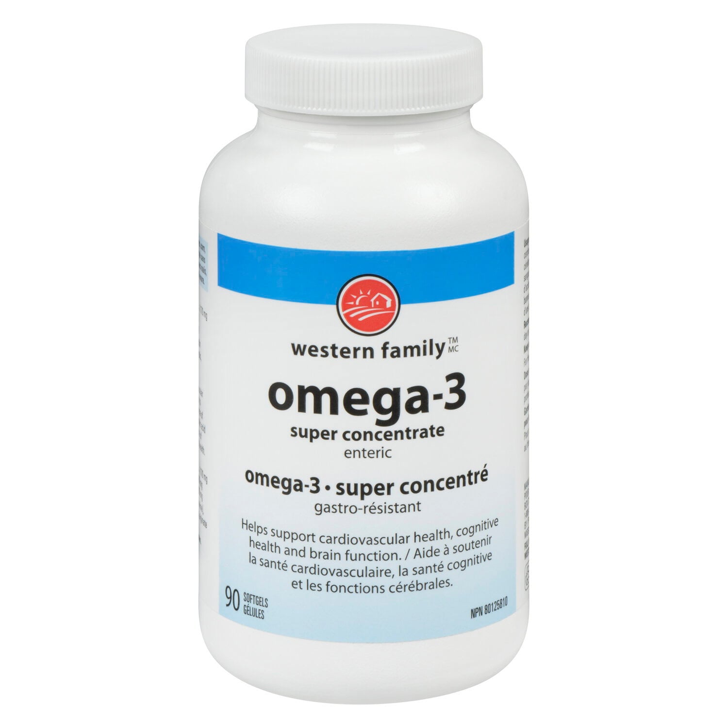 Western Family Omega 3 1170 mg Clear Enteric Softgel 90 Capsules