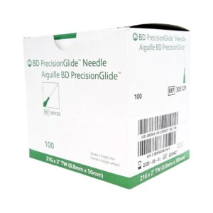 BD Needle 21G x 2 305129 100 Count