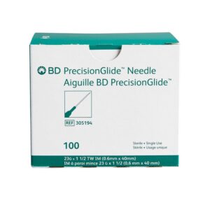 BD Needle Precision Glide 23G x 1 1/2 305194 100 Count