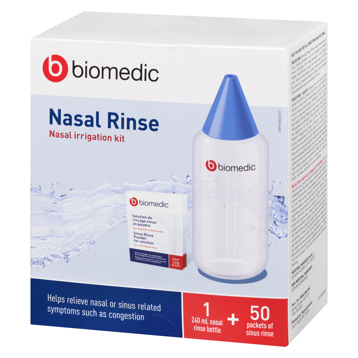 BIOMEDIC Sinus Rinse Bottle 50 Count - Image 3