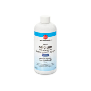 Western Family Liquid Calcium Wd Blueberry 500 mL