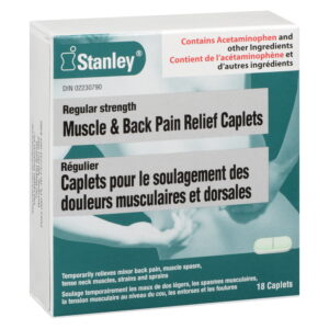 Stanley Muscle/Back Blst 18 Caplets