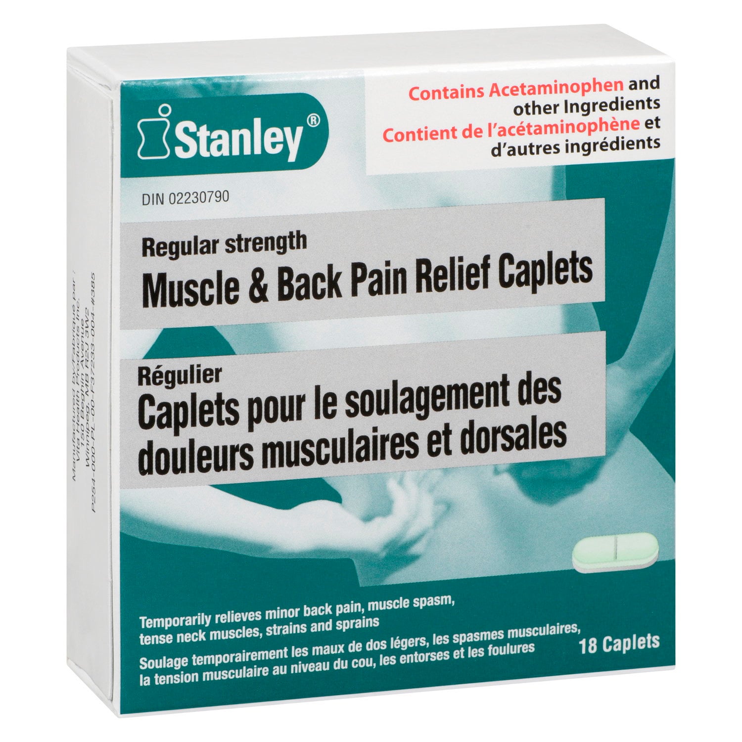Stanley Muscle/Back Blst 18 Caplets