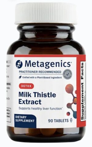 Metagenics Milk Thistle With Silybum Marianum Seed Extract Non-GMO