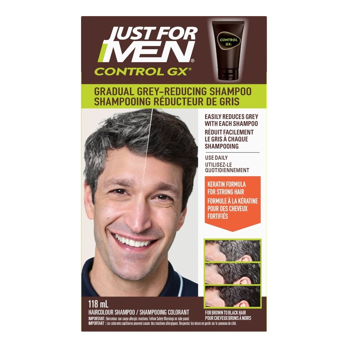 Just For Men Control Gx Grey Reducing Shampoo