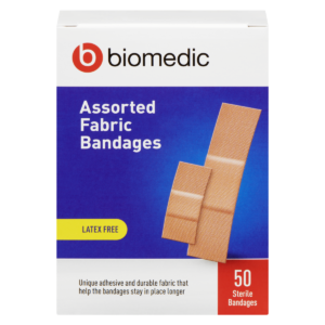 BIOMEDIC Bandage Fabric Assorted 50 Count