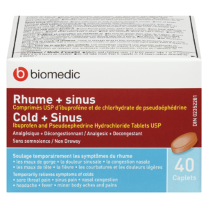 BIOMEDIC Cold/Sinus N/Drowsy 40 Caplets
