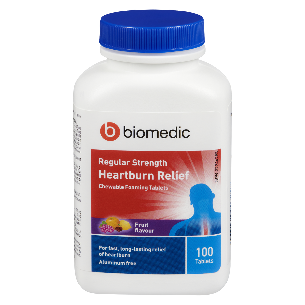 BIOMEDIC Heartburn Relief Regular 100 Tablets