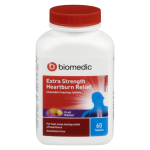 BIOMEDIC Heartburn Relief Extra Strength 60 Tablets