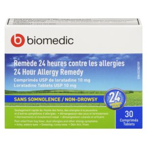 BIOMEDIC Loratadine 10 mg 30 Tablets