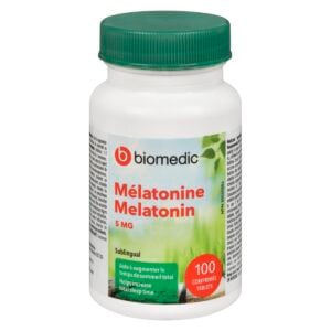 BIOMEDIC Melatonin 5 mg 100 Tablets