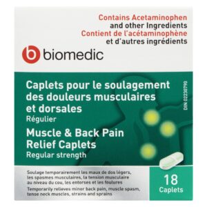 BIOMEDIC Muscle And Back 400 mg 18 Capsules