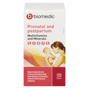 BIOMEDIC Prenatal Multi-Vitamin 120 Tablets