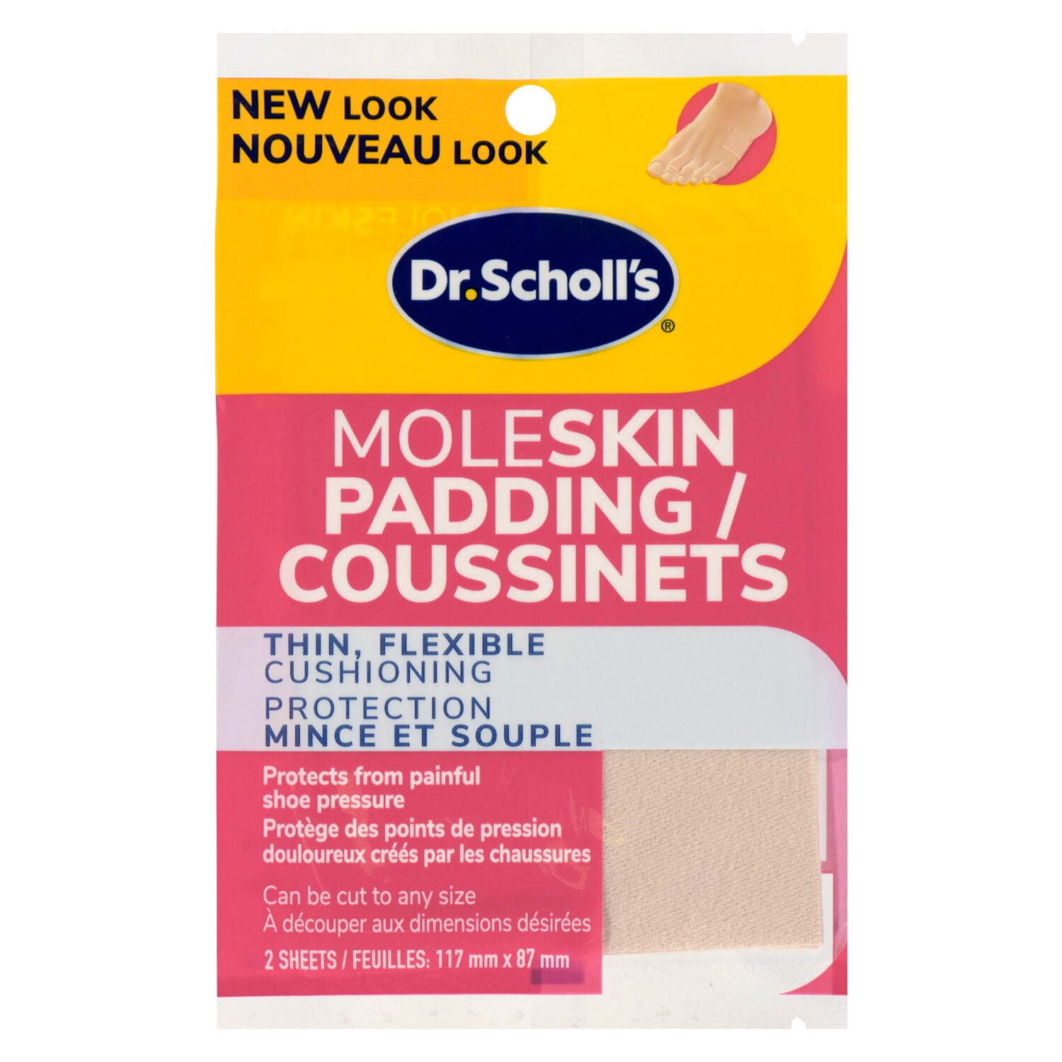 Dr. Scholl's Moleskin Pad Extra Soft 2 Count