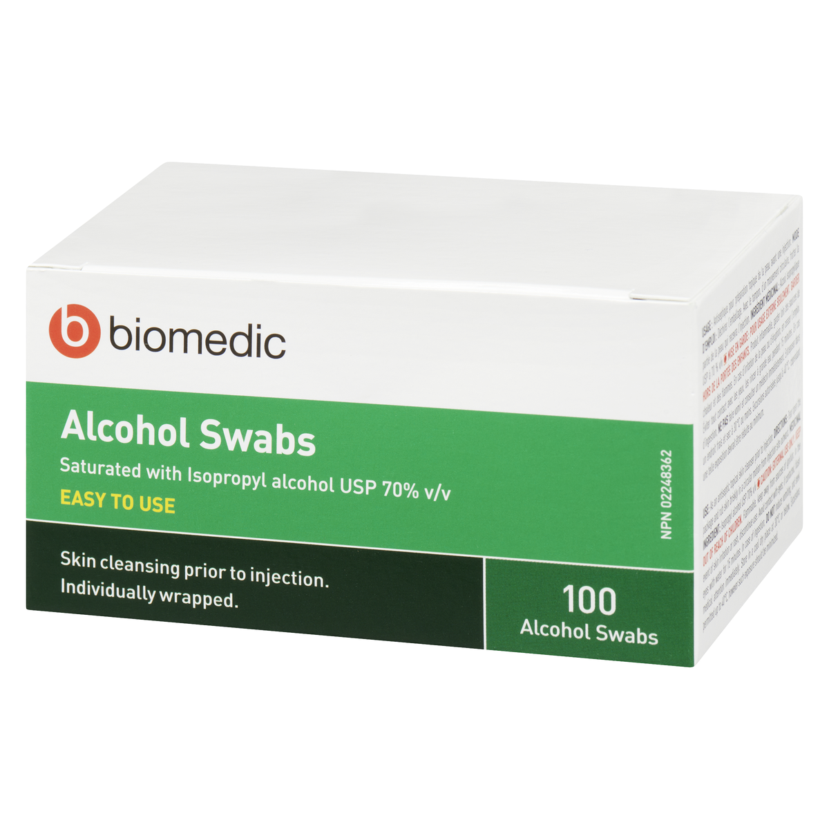 BIOMEDIC Alcohol Swabs 100 Count - Image 3