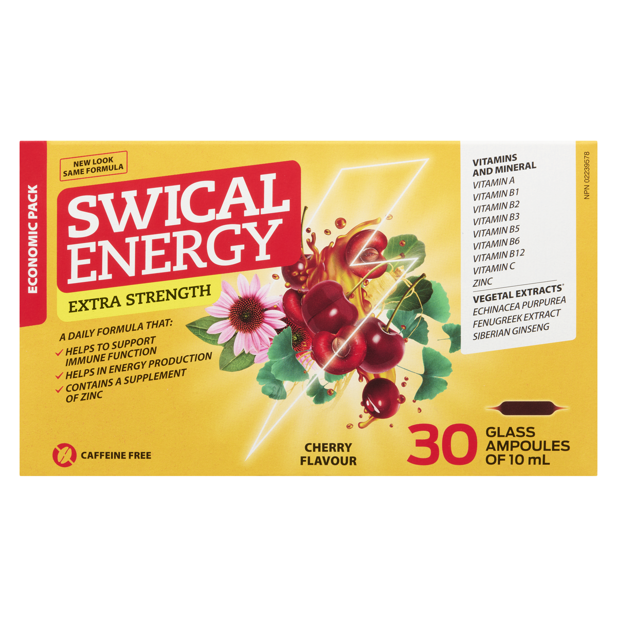 Lab Suisse Swical Energy Extra Strength Cherry Econo 30 x 10 mL - Image 4