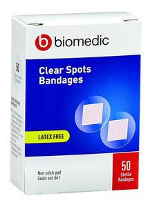 BIOMEDIC Bandage Plastic Spot 50 Count