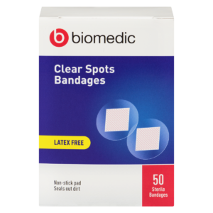 BIOMEDIC Bandage Plastic Spot 50 Count