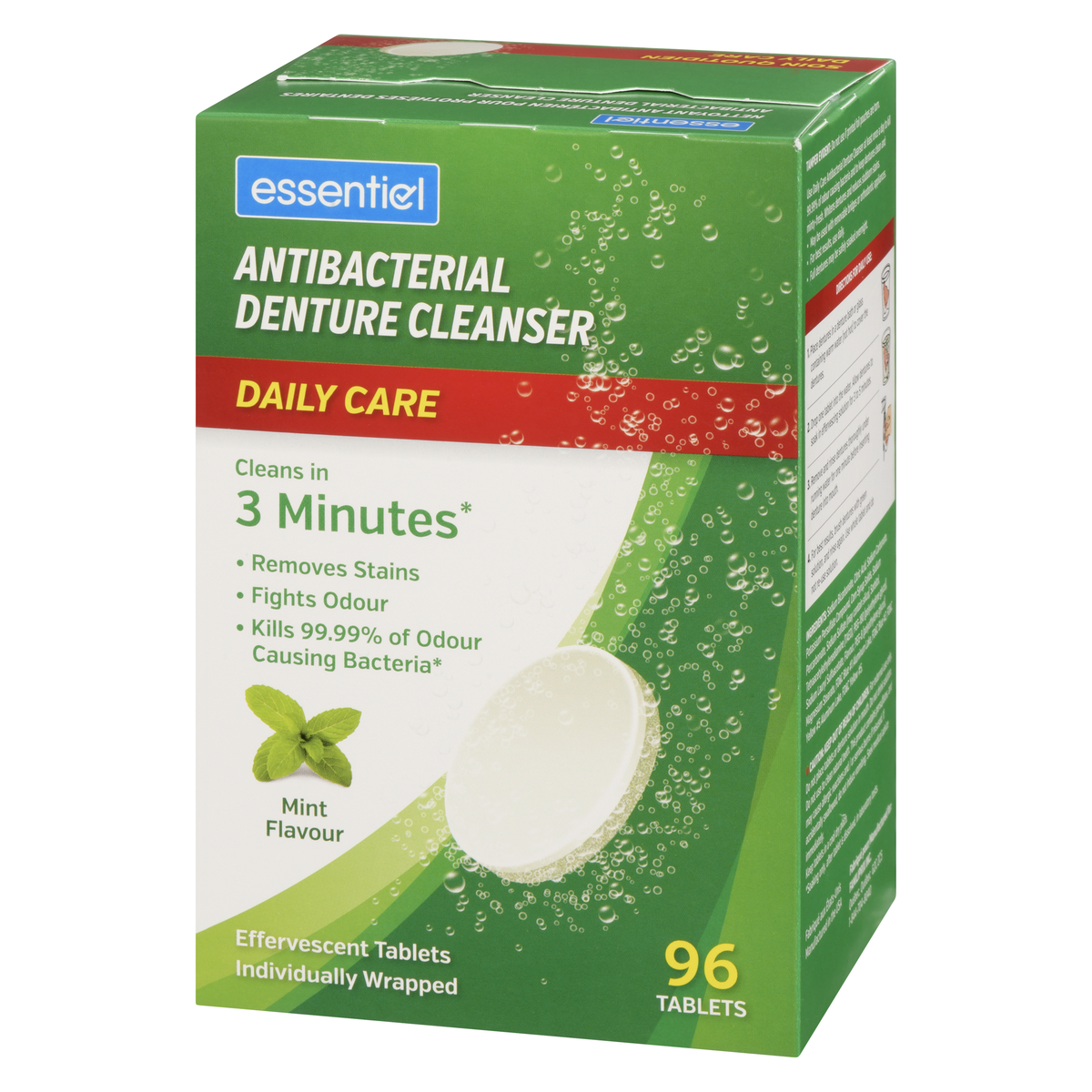 Essentiel Denture Cleaner 3 Min 96 Count - Image 3