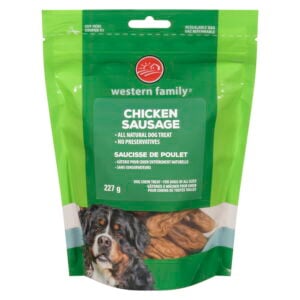 Western Family Dog Treat Chicken Sausage 227 g