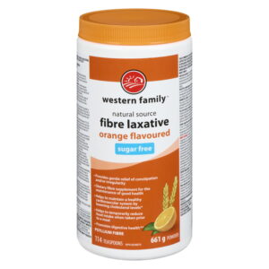 Western Family Fibre Laxative Orange Sugar Free 661 g