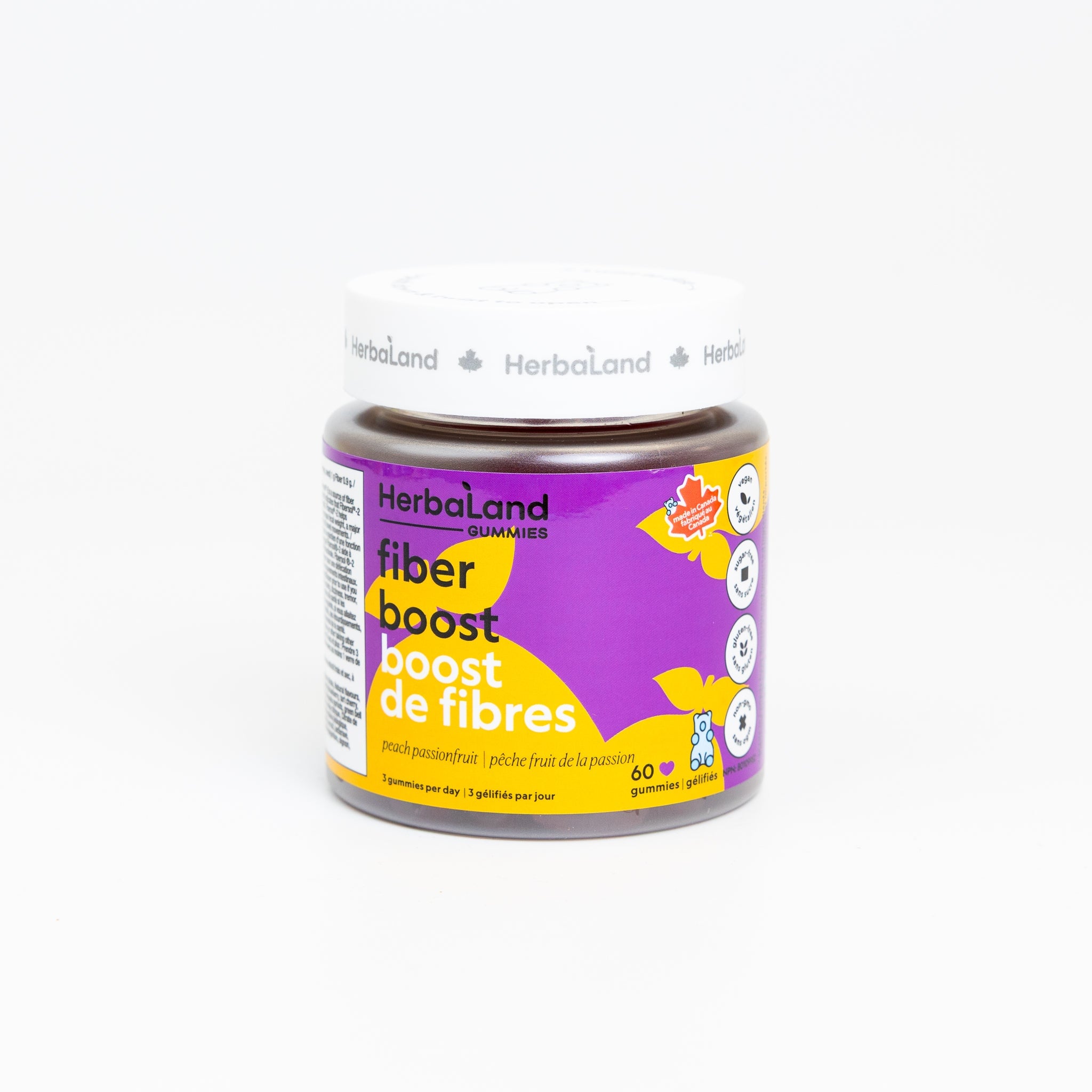 Herbaland Fiber Boost Gummies 60 Count