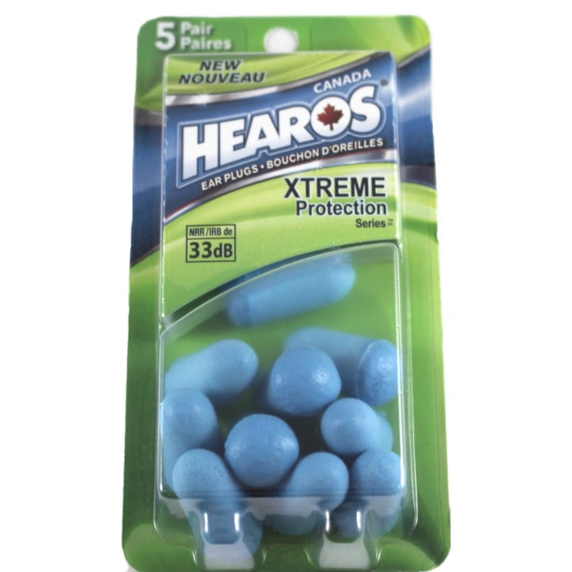 Hearos Ear Plugs Extreme Blue EE4 5 Pairs