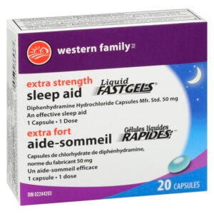 Western Family Sleep Aid Xst Fast Gel 20 Capsules