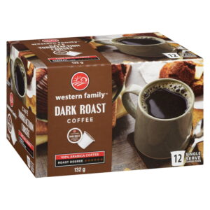 Western Family Dark Roast Ground Coffee Ss 12 Pack
