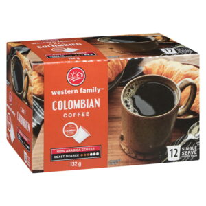 Western Family Colombian Coffee Single Serve 12 Pack
