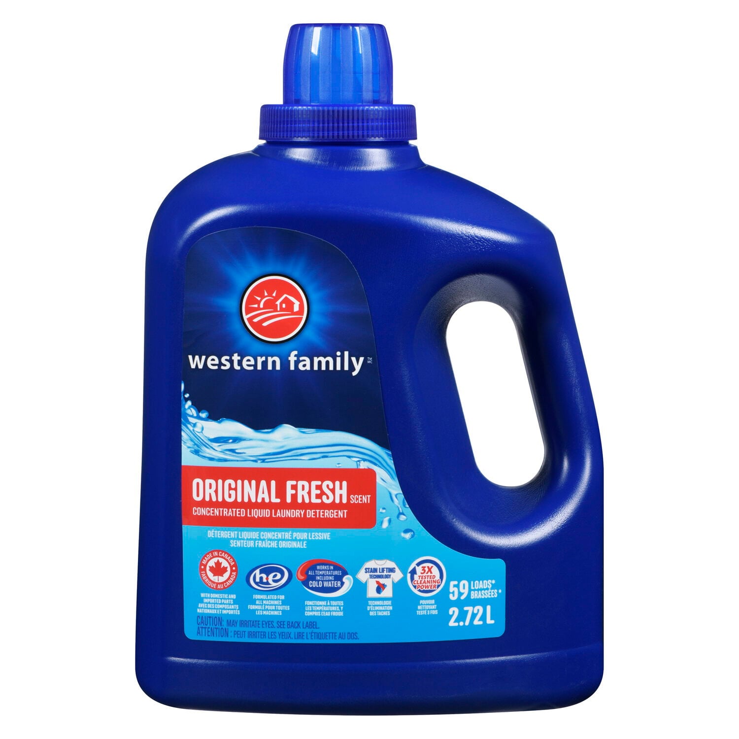 Western Family Liquid Detergent Original Scent 2.72 L