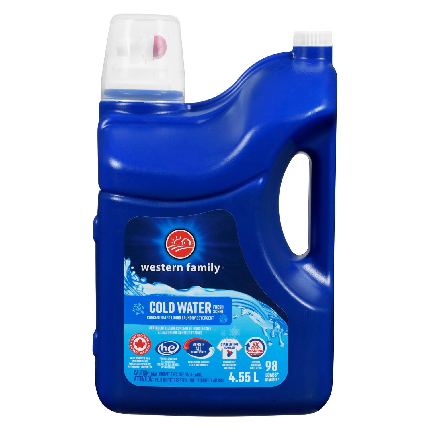 Western Family Liquid Laundry Detergent Coldwater 4.55 L