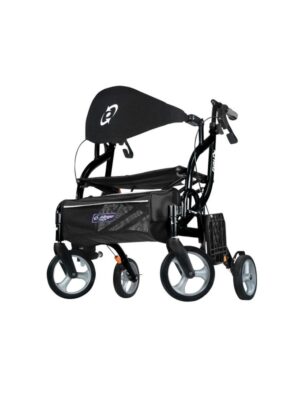 Airgo Rollator/Transport Chair Fusion F23 700-932 Black