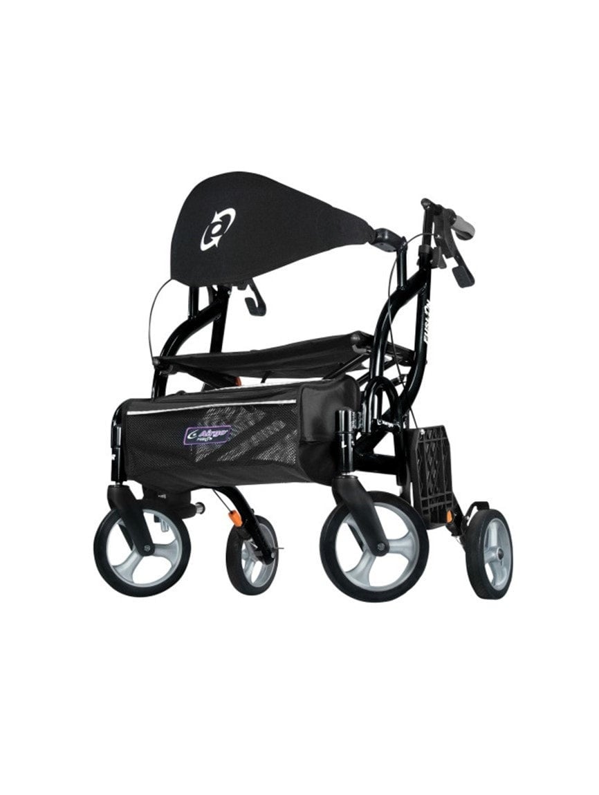 Airgo Rollator/Transport Chair Fusion F23 700-932 Black