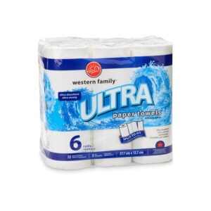 Western Family Ultra Split To Fit Towels EQ12 6 Pack
